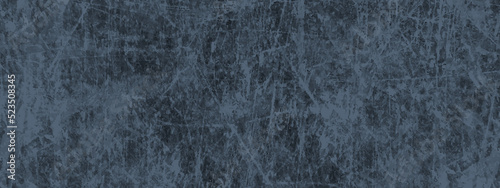 Abstract seamless ancient and scratched vintage blue concrete texture studio wall texture, Blue grunge texture slate board texture, Panoramic blue grunge texture with stains.