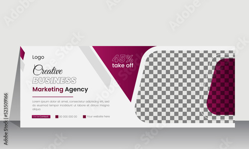 Creative Business Facebook Cover Design. Social media business banner design template. Business promotion Facebook cover or social media cover template