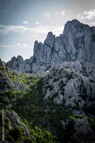 Velebit, Croatia, big stone wall under Tulove Grede © sarns