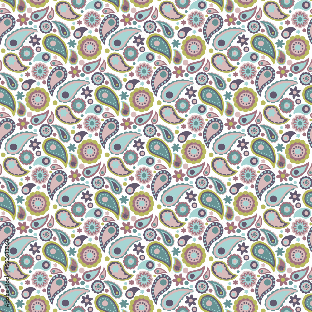 seamless paisley pattern seamless paisley pattern