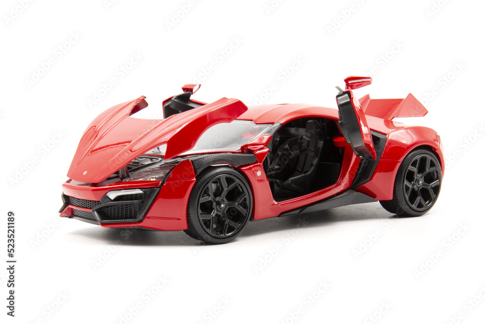 Lykan Hypersport 124 Scale Diecast Model Toy Car Open doors on