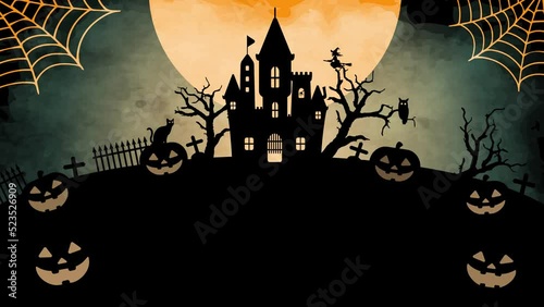 Happy halloween 4K animation movie (MP4) | no text