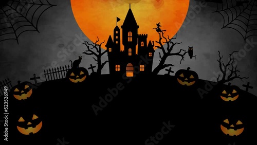 Happy halloween 4K animation movie (MP4) | no text