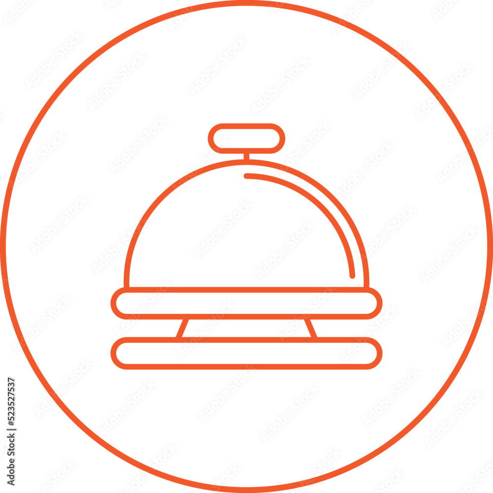Fototapeta premium Reception Bell Icon
