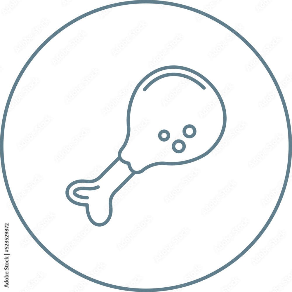 Obraz premium Leg Piece Icon