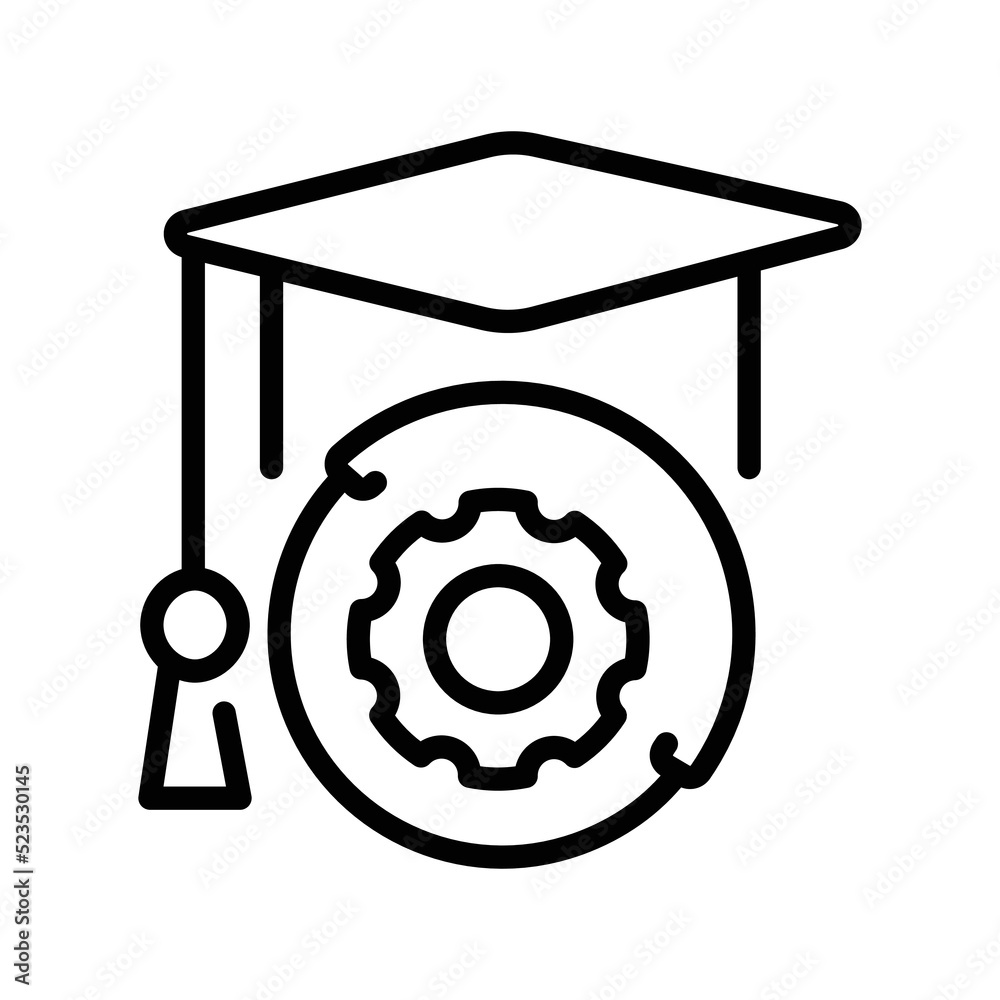 Training line icon. Self development Training line icon. Self development