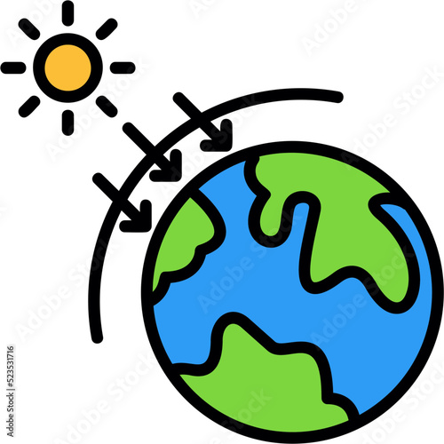 Greenhouse Effect Icon