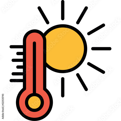 Hot Weather Icon