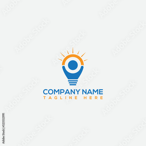 Idea Man Logo vector template