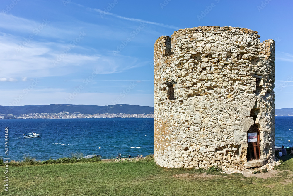 Naklejka premium Tne old town of Nessebar, Burgas Region, Bulgaria