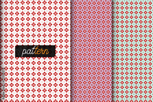 Modern geometric textile seamless pattern design or background illustration