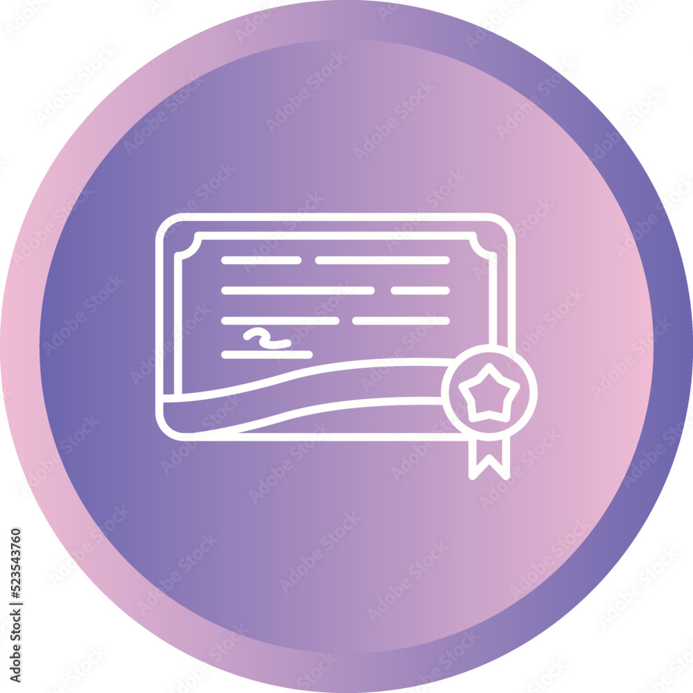 Certificate Icon Certificate Icon