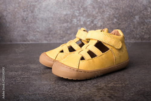 first leather shoes for a boy, leather shoes, stylish, colorful