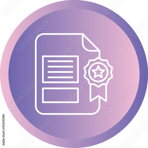 Certificate Icon