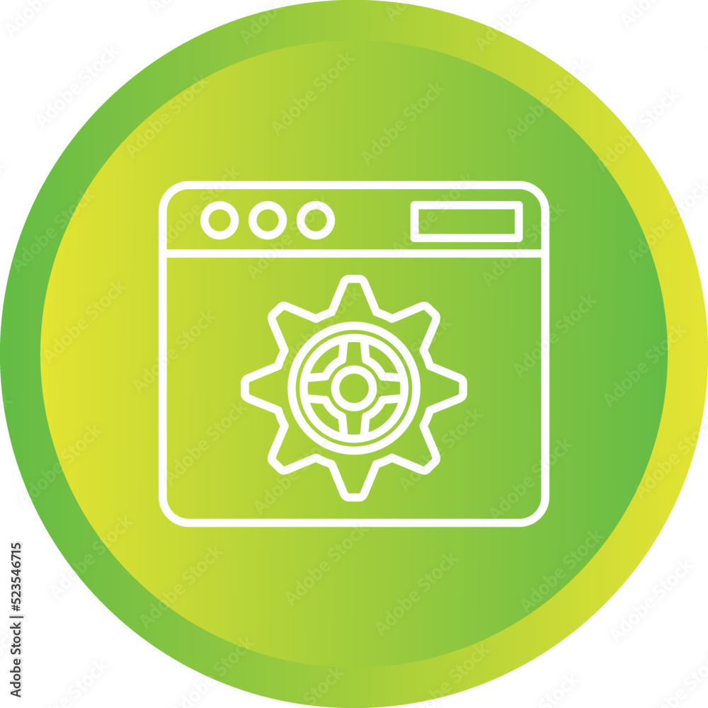 Advertising System Icon Advertising System Icon