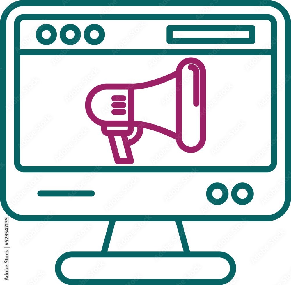 Online Marketing Icon Online Marketing Icon