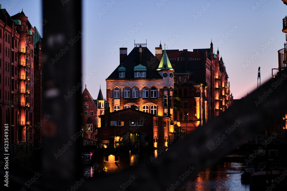 Obraz premium Hamburg-Speicherstadt