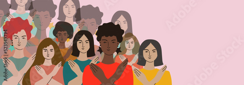 National Women’s Equality Day. Concept for equality, activism, feminism. Vector flat banner, flyer, poster.