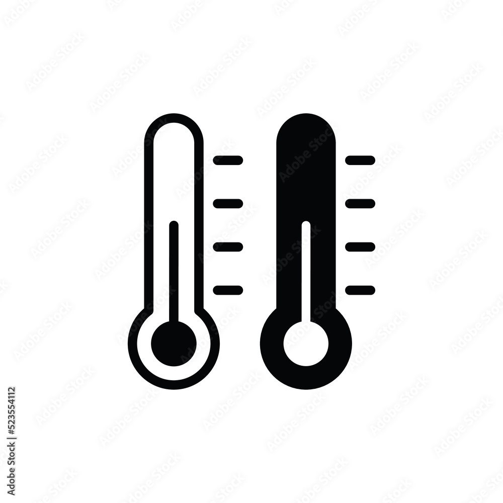 Thermometer icon vector. Temperature sign Thermometer icon vector. Temperature sign