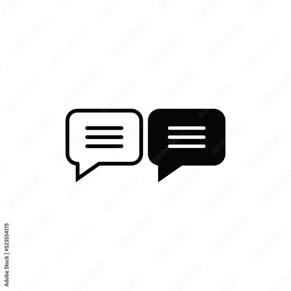 Comment icon vector. Message sign Comment icon vector. Message sign