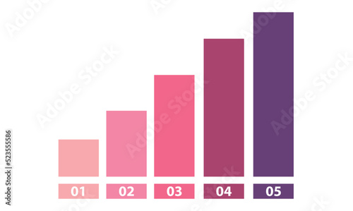 Decreasing graph, bar chart, economic pressure, statistical infographic.