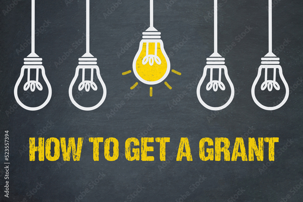 how to get a grant - obrazy, fototapety, plakaty 