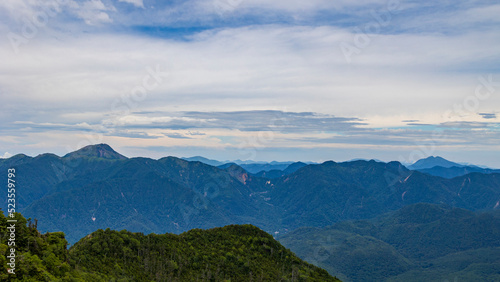 男体山から見る奥日光の山　登山 © Yuuki Kobayashi