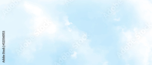 Air clouds in the blue sky. blue backdrop in the air. The nature of blue sky with white cloud in the morning.