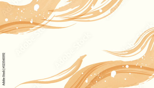 秋の紅葉　和風背景イラスト