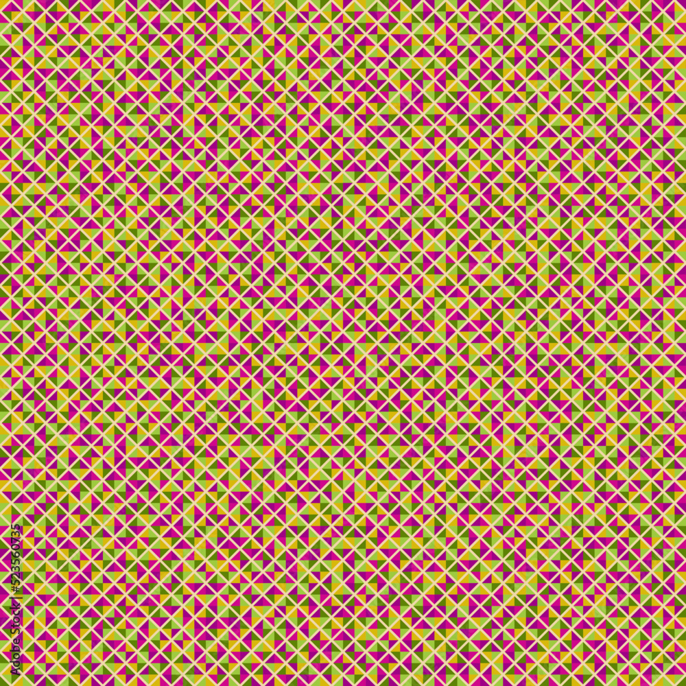 Fototapeta premium Color Rhombus tile tessellation pattern illustration