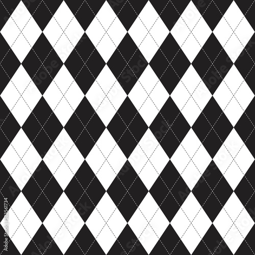 Argyle harlequin vector seamless pattern