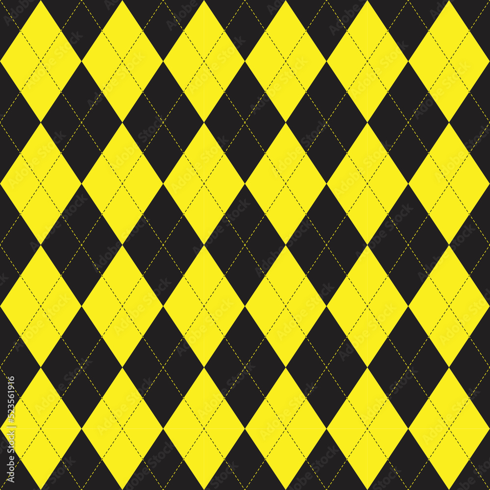 Argyle harlequin vector seamless pattern