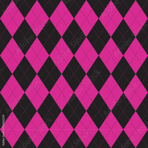 Argyle harlequin vector seamless pattern