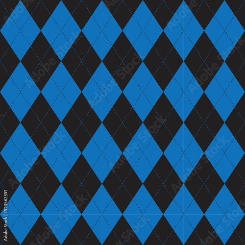 Argyle harlequin vector seamless pattern