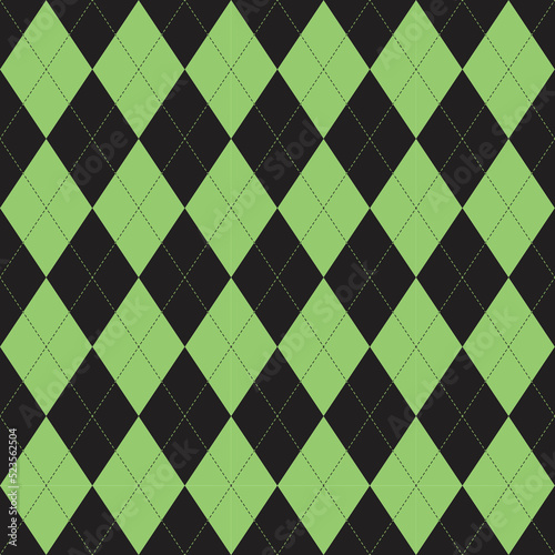 Argyle harlequin vector seamless pattern