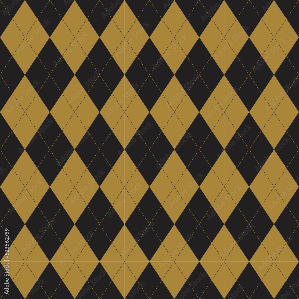 Argyle harlequin vector seamless pattern