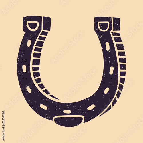 Horseshoe. Vector. 