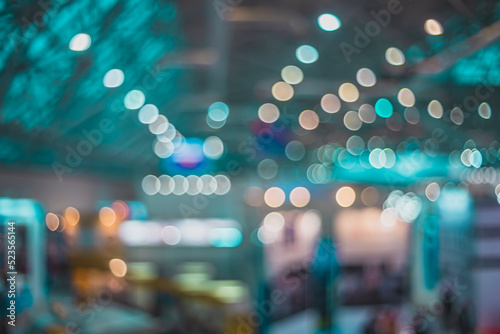 Exhibition abstract- background blur