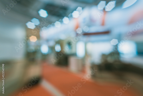 Exhibition abstract- background blur