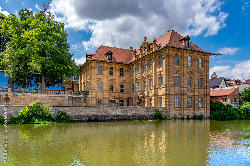 Villa Concordia am Ufer der Regnitz in Bamberg