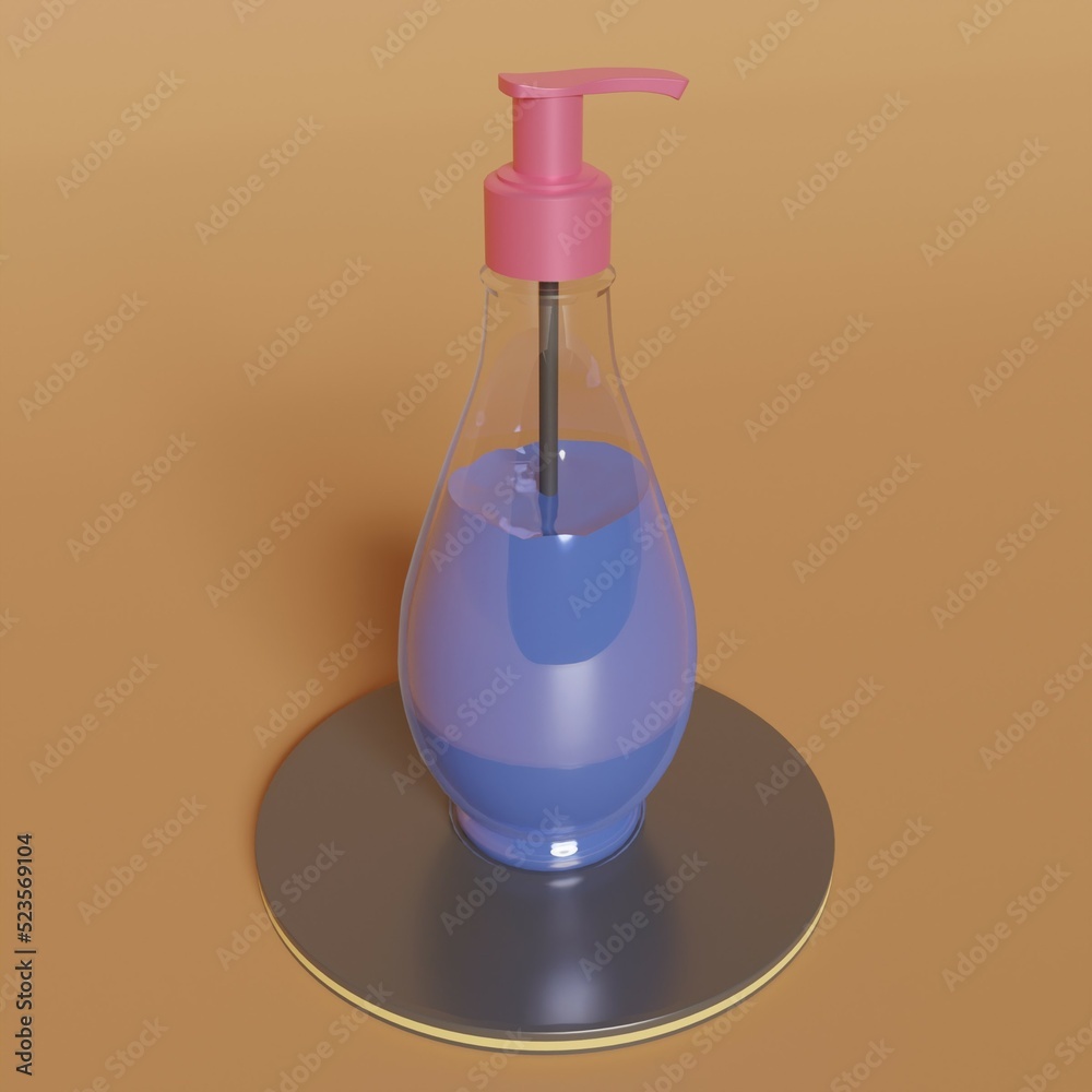 3d render illustration hand sanitizer 3d render illustration hand sanitizer