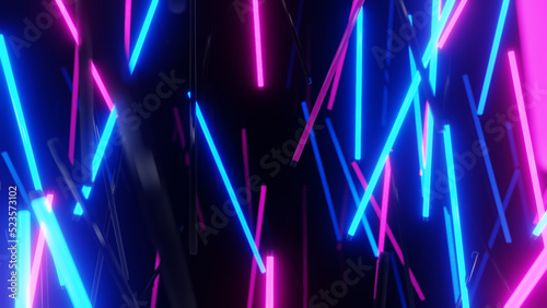 Abstrat Glowing Neon Background