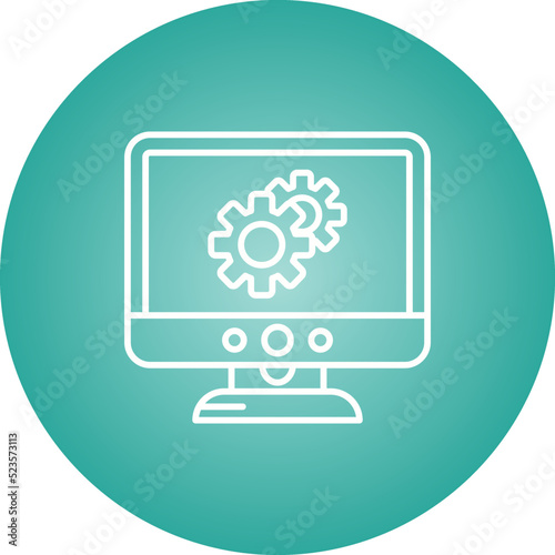 Free Download Settings Lcd Icon - GFXLoad