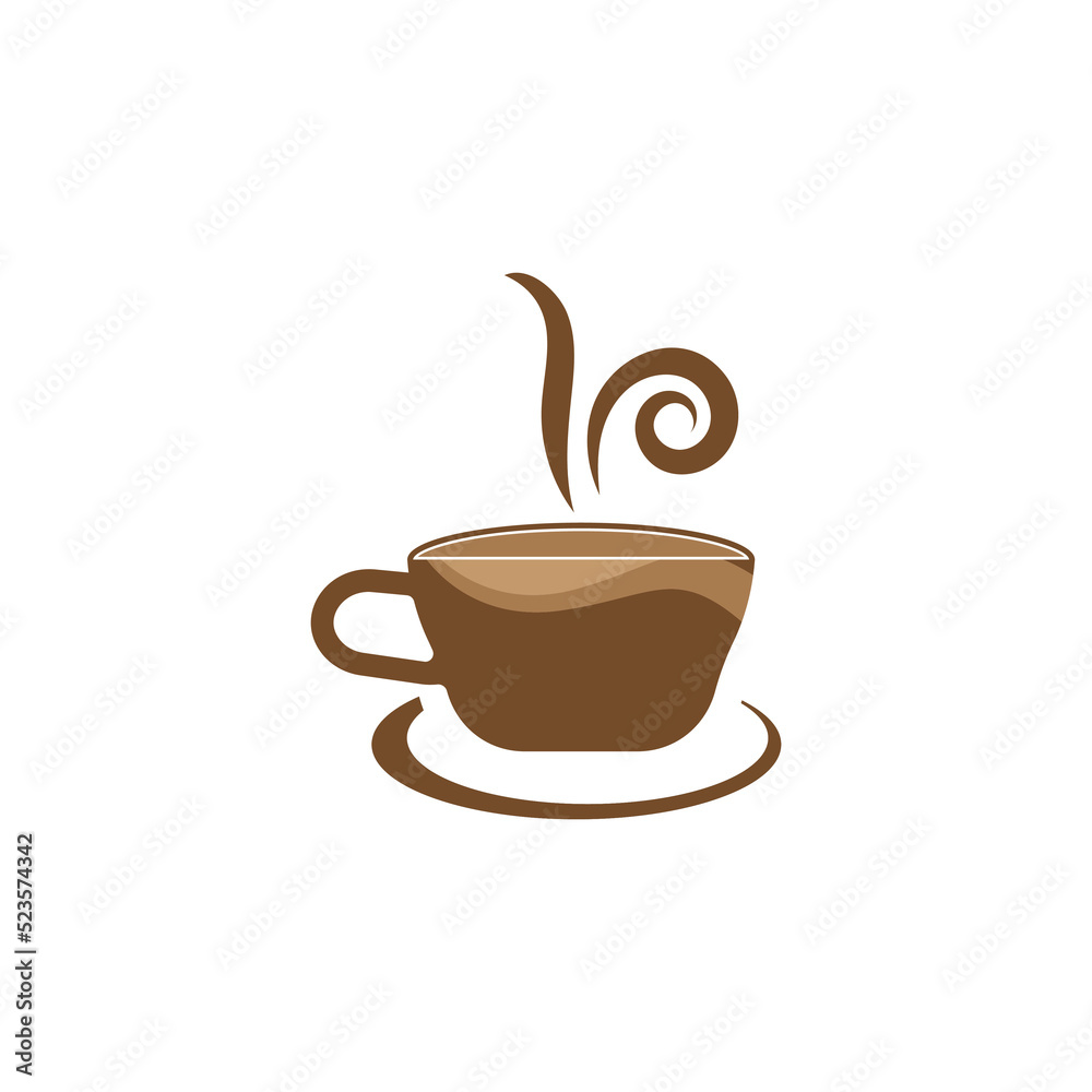 Coffee cup logo template Coffee cup logo template