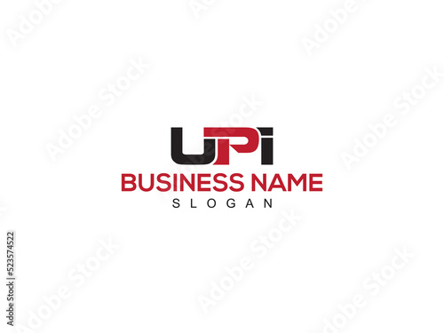 Creative UPI Logo Letter Vector Icon, Unique upi Logo Design For New Business photo