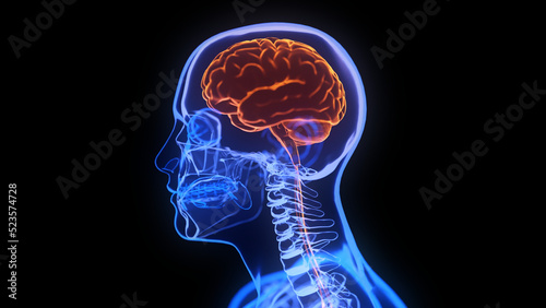 Human Thinking Abstract Background 