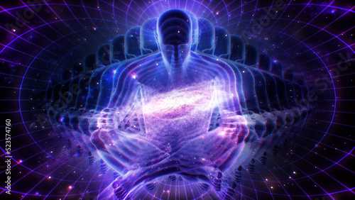 Human Thinking Abstract Background 