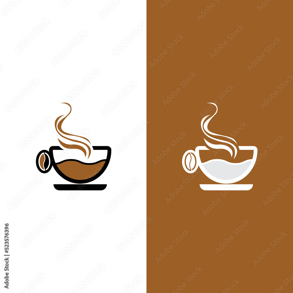Coffee cup logo template Coffee cup logo template