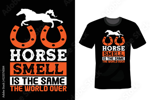 Fototapeta Horse T shirt design, vintage, typography