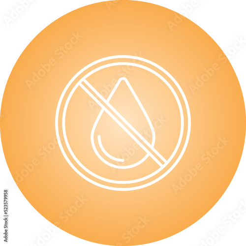 No Water Icon